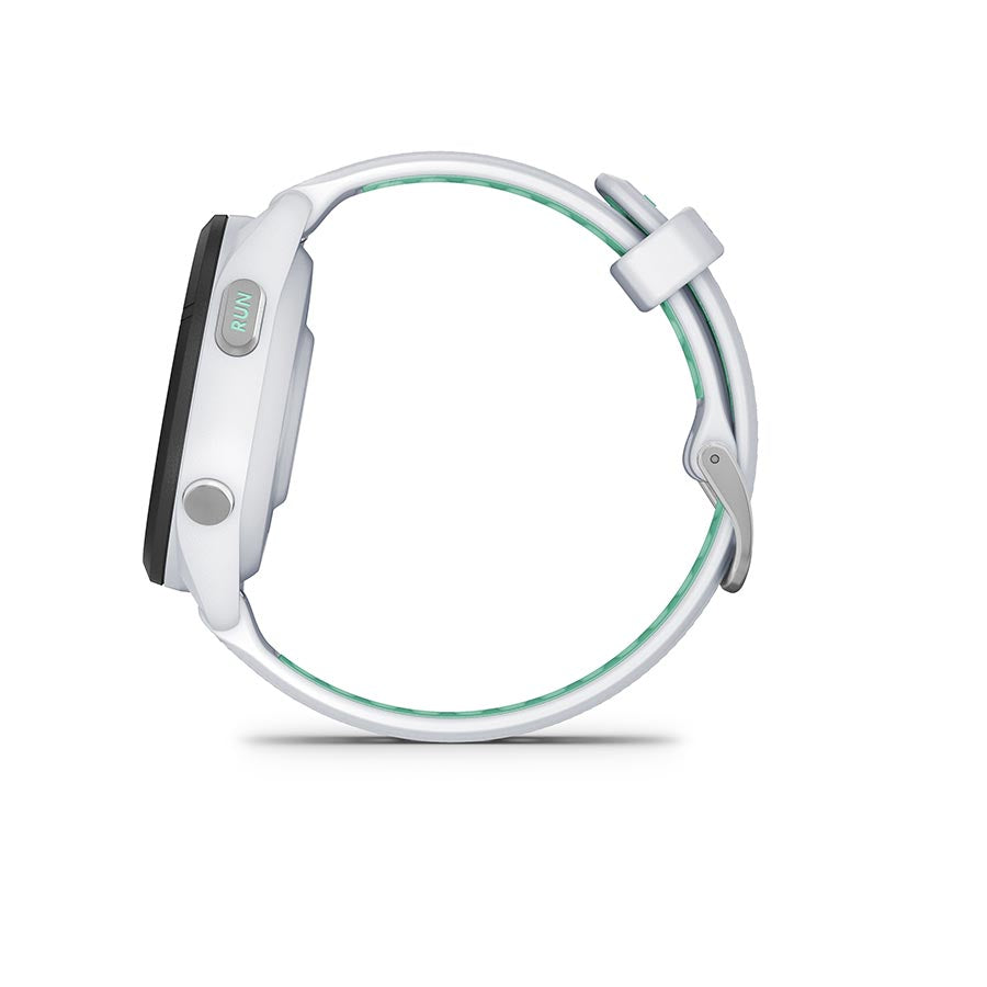 Garmin Forerunner 265S Music Watch Watch Color: Whitestone Wristband: Whitestone/Neo Tropic - Silicone