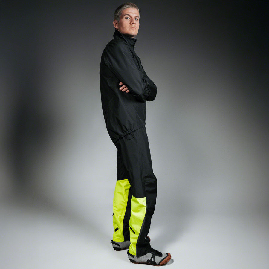 Gorewear Glidewheel Gore-Tex Pants - Black/Yellow Mens Large