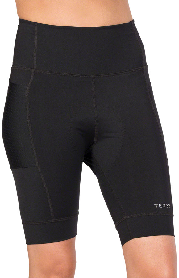 Terry Holster Hi Rise Shorts - Black X-Large