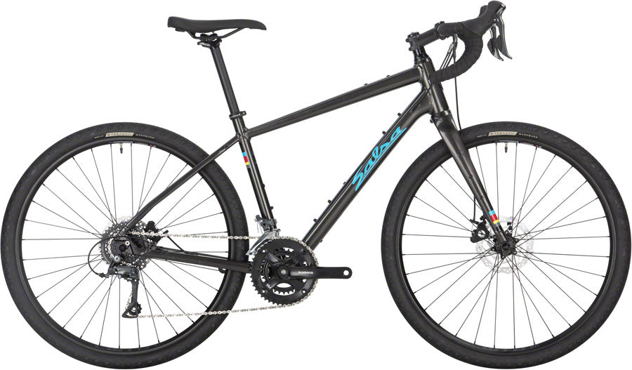 Salsa Journeyer Claris 650 Bike - 650b Aluminum Black 55cm