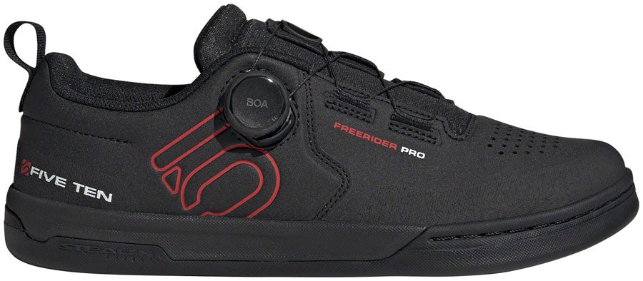 Five Ten Freerider Pro BOA Flat Shoes - Mens Core Black/Red/FTWR White 11.5