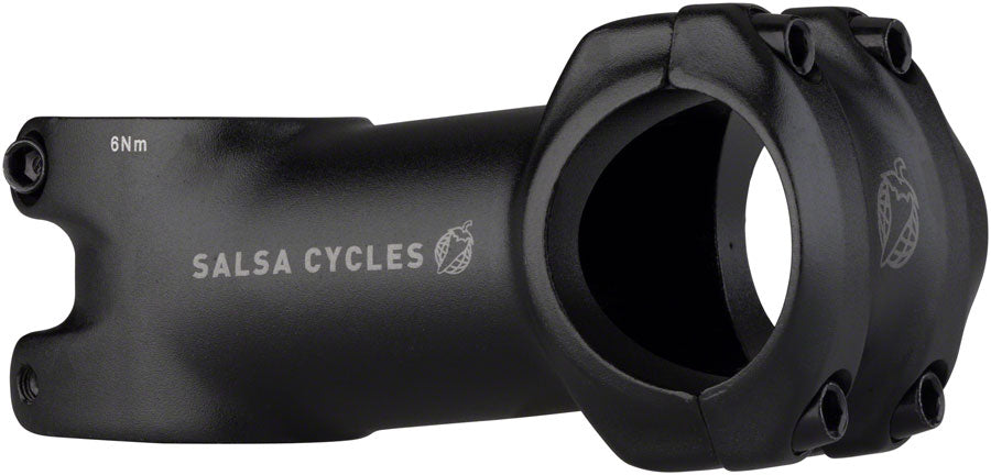 Salsa Guide Stem - 70mm 31.8 Clamp +/-6 1 1/8" Aluminum Black