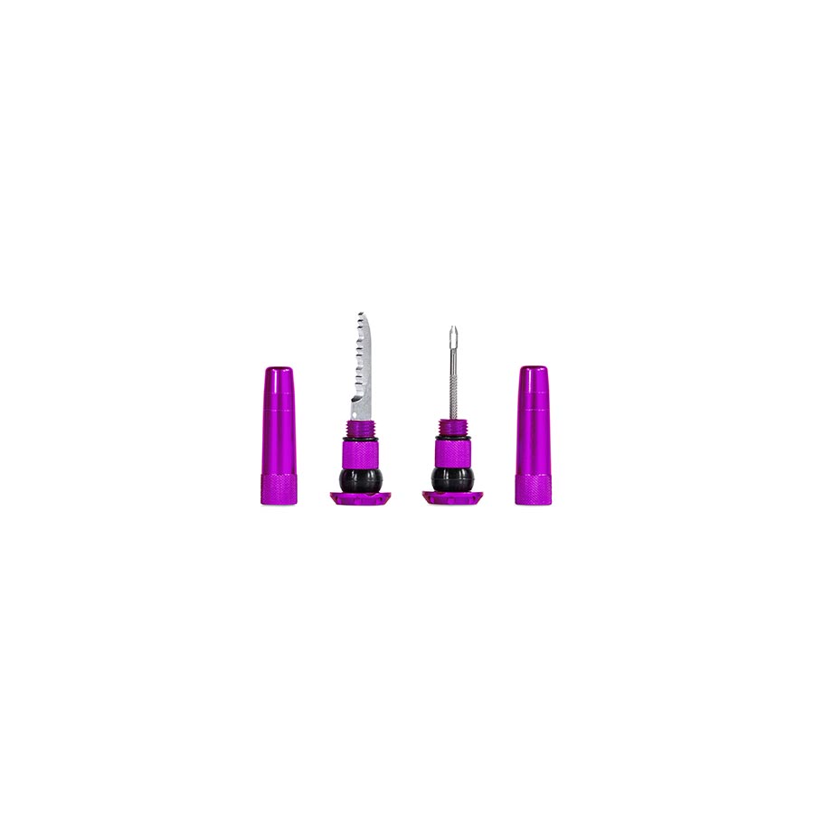 Muc-Off Stealth Tubeless Plugs Patch Kit Purple Pair