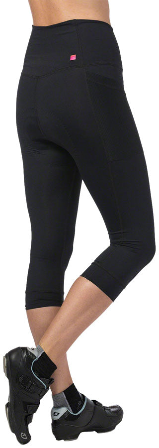 Terry Holster Hi Rise Capris - Black Large