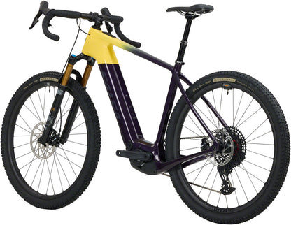 Salsa Tributary C Force XO AXS Transmission SUS Ebike - 29" Carbon Amethyst/YLW X-Large