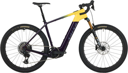 Salsa Tributary C Force XO AXS Transmission SUS Ebike - 29" Carbon Amethyst/YLW Large