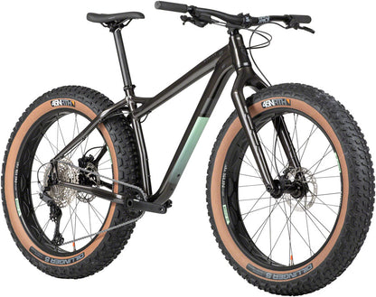 Salsa Mukluk Advent X Fat Tire Bike - 26" Aluminum Black Large