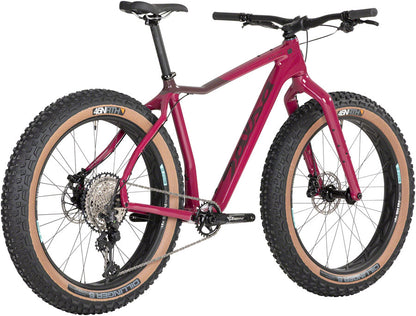 Salsa Mukluk Carbon XT Fat Tire Bike - 26" Carbon Purple Medium