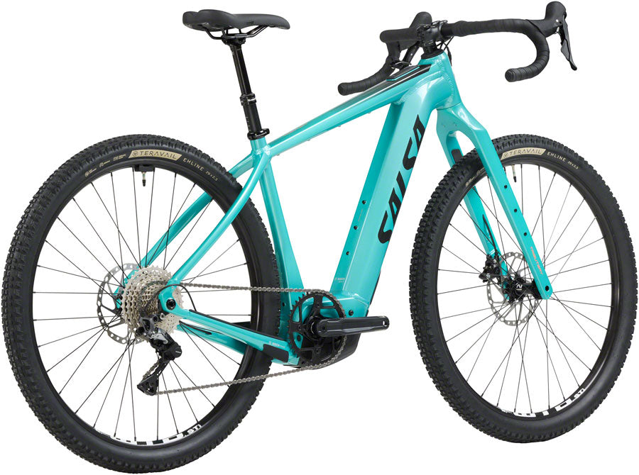 Salsa Tributary GRX 600 Ebike - 29" Aluminum Teal X-Small