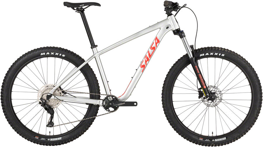 Salsa Rangefinder Deore 10 27.5+ Bike - 27.5" Aluminum Silver X-Small