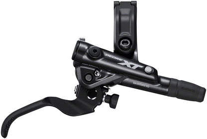 Shimano Deore XT BL-M8100/BR-M8120 Disc Brake Lever - Rear Hydraulic Post Mount 4-Piston Finned Pads I-SPEC EV Clamp Band BLK