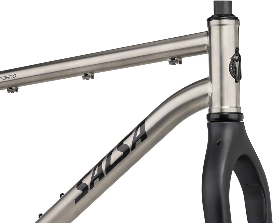 Salsa Fargo Ti Frameset - 29" Titanium Raw Medium