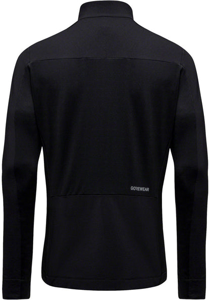 Gorewear Trail KPR Hybrid 1/2-Zip Jersey - Black Mens Small