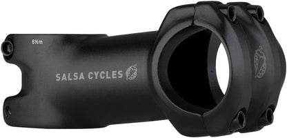 Salsa Guide Stem - 70mm 31.8 Clamp +/-6 1 1/8" Aluminum Black