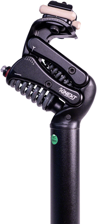 Cirrus Kinekt Suspension Seatpost - Aluminum 31.6 420mm XR- 180-320lb Rider BLK