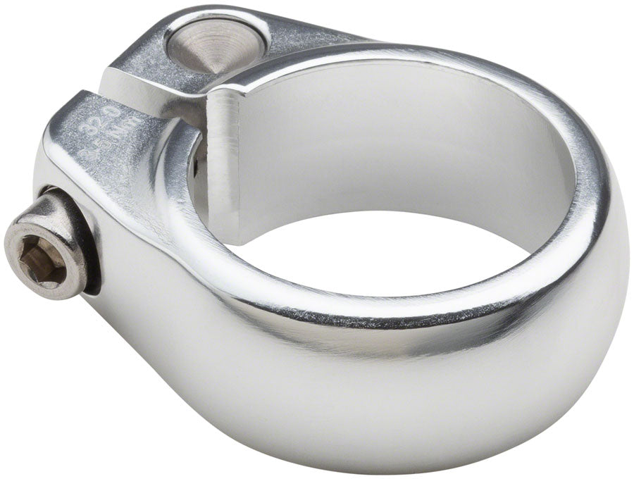 Salsa Lip-Lock Seatpost Clamp - 32.0mm Bolt-On Silver