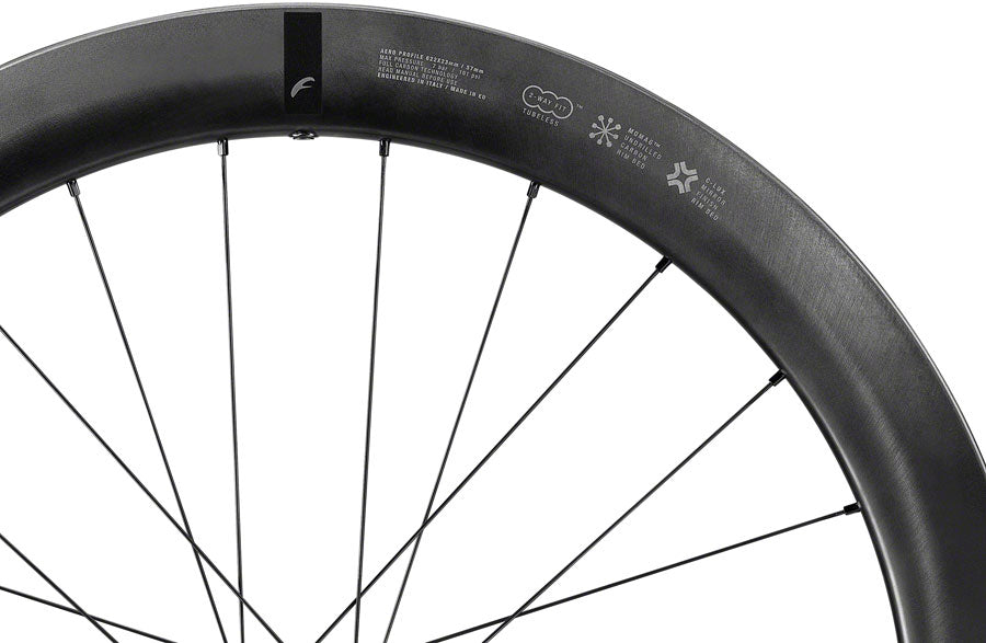 Fulcrum WIND 57 Front Wheel - 700 12 x 100mm Center-Lock Black